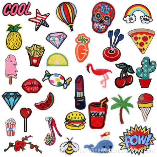 Factory Direct Custom Cute Cartoon Stoffaufkleber